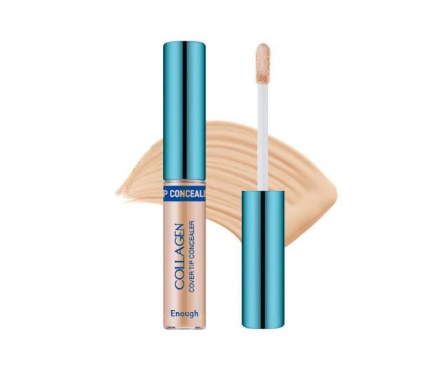Enough Консилер коллагеновый #02 Collagen Cover Tip Concealer #02 Clear Beige, 9 г