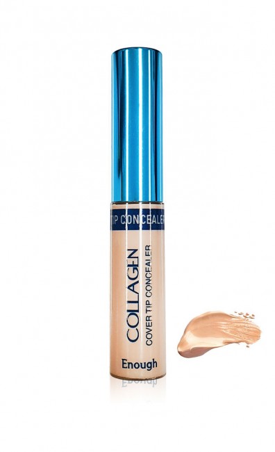 Enough Консилер коллагеновый #02 Collagen Cover Tip Concealer #02 Clear Beige, 9 г