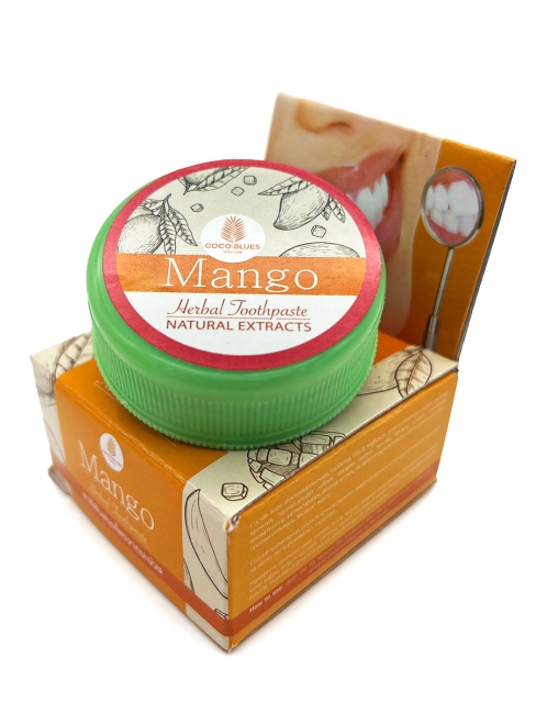 Coco Blues Травяная зубная паста с экстрактом манго Mango Herbal Toothpaste, 30 г Coco Blues Травяная зубная паста с экстрактом манго Mango Herbal Toothpaste, 30 г