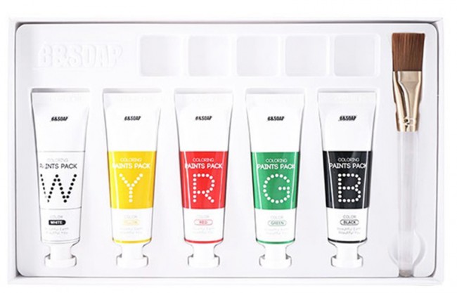 B SOAP Coloring Paints Pack Набор масок для лица 5 шт B SOAP Coloring Paints Pack Набор масок для лица 5 шт