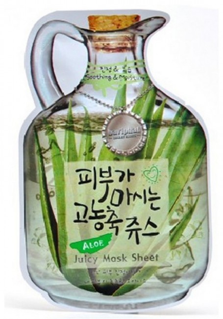 Baviphat Маска тканевая фруктовая Aloe Juicy Mask Sheet (Calm & Moisturizing), 23 г