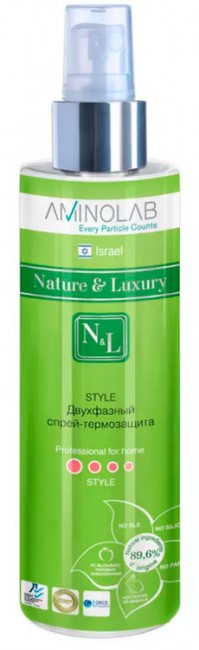 Nature and Luxury Style Двухфазный спрей-термозащита, 250 мл Nature and Luxury Style Двухфазный спрей-термозащита, 250 мл