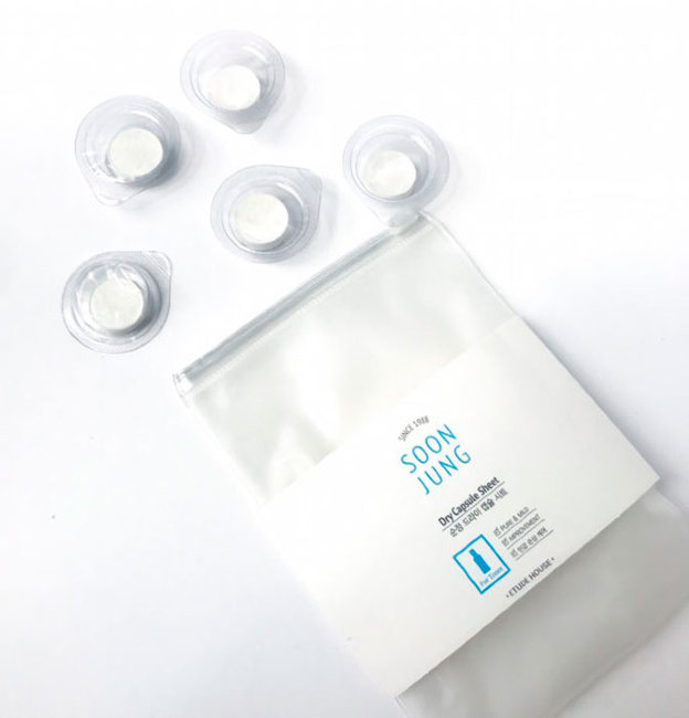 ETUDE HOUSE Soon Jung Dry Capsule Sheet Капсулированная тканевая маска, 5 шт ETUDE HOUSE Soon Jung Dry Capsule Sheet Капсулированная тканевая маска, 5 шт