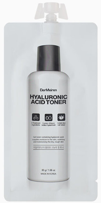 DerMeiren Hyaluronic Acid Toner Тонер увлажняющий с гиалуроновой кислотой, 30 г DerMeiren Hyaluronic Acid Toner Тонер увлажняющий с гиалуроновой кислотой, 30 г