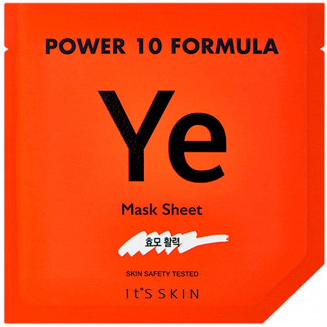 It's Skin Power 10 Formula YE Mask Sheet Тканевая маска, повышающая эластичность, 27 г It's Skin Power 10 Formula YE Mask Sheet Тканевая маска, повышающая эластичность, 27 г