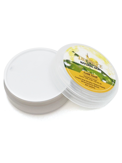 Deoproce крем для лица питательный с золотом и муцином улитки Natural Skin Nourishing Gold Snail Cream, 100 г Deoproce крем для лица питательный с золотом и муцином улитки Natural Skin Nourishing Gold Snail Cream, 100 г