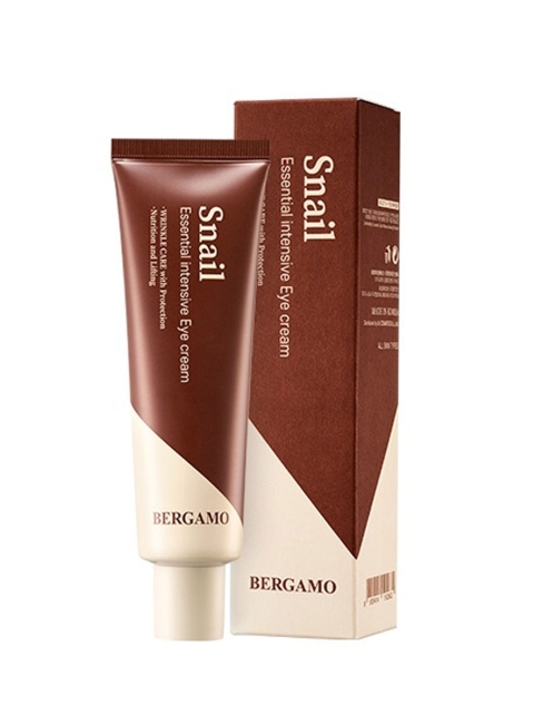 Bergamo Крем для век с муцином улитки интенсивный Snail Acid Essential Intensive Eye Cream, 100 мл Bergamo Крем для век с муцином улитки интенсивный Snail Acid Essential Intensive Eye Cream, 100 мл