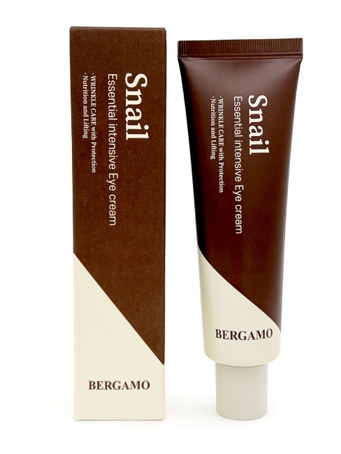 Bergamo Крем для век с муцином улитки интенсивный Snail Acid Essential Intensive Eye Cream, 100 мл Bergamo Крем для век с муцином улитки интенсивный Snail Acid Essential Intensive Eye Cream, 100 мл