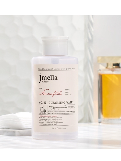 Jmella Мицеллярная вода Роковая женщина N0.02 In France Femme Fatale Cleansing Water, 500 мл