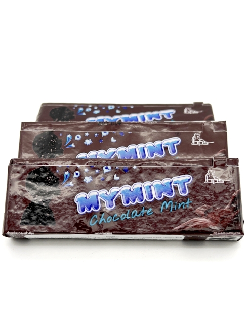 Boonprasert Конфета жевательная со вкусом мяты и шоколада My Mint Chocolate Mint Flavoured Candy, 3 шт. х 32 г