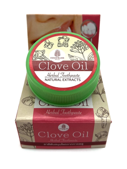 Coco Blues Травяная зубная паста с маслом гвоздики и ментолом Clove Oil Herbal Toothpaste, 30 г Coco Blues Травяная зубная паста с маслом гвоздики и ментолом Clove Oil Herbal Toothpaste, 30 г