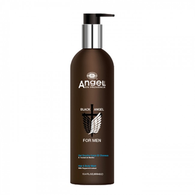 Angel Professional Гель для волос и тела для нормальной кожи и волос Black Angel For Men, 400 мл Angel Professional Гель для волос и тела для нормальной кожи и волос Black Angel For Men, 400 мл