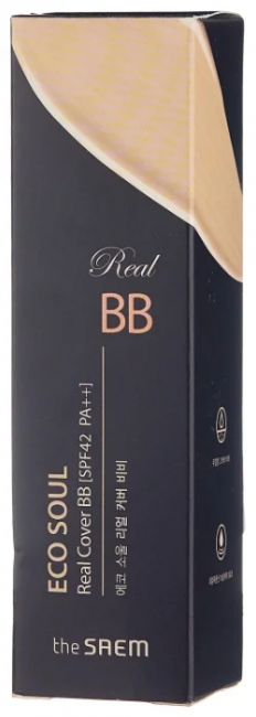 The Saem Крем ББ Eco Soul Real Cover BB 21 Light Beige, 45 г The Saem Крем ББ Eco Soul Real Cover BB 21 Light Beige, 45 г