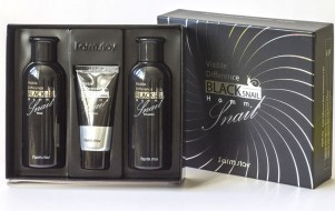 FarmStay Farm Stay Visible Difference Black Snail Homme Set Мужской набор с муцином улитки 3 предмета
