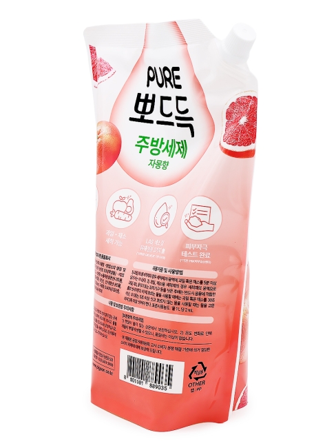 Pigeon Corp. Средство концентрированное для мытья посуды с ароматом Грейпфрута Pure Grapefruit Detergent, 1200 мл