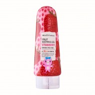 Milatte Гель для лица и тела многофункциональный Клубника Fashiony Frut Sooting Gel Strawberry, 200 мл