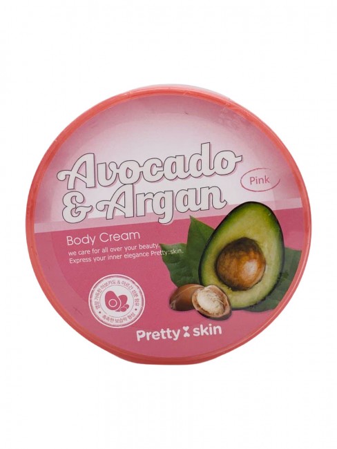 Pretty Skin Крем для тела с Арганой и Авокадо Design Your Beauty Avocado & Argan Body Cream, 300 мл