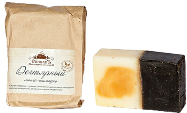 СпивакЪ Мыло-шампунь Дегтярное, 100 г СпивакЪ Мыло-шампунь Дегтярное, 100 г