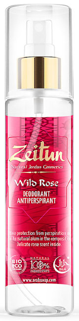 Zeitun Набор "Дамасская роза" мини, молочко для тела 200 мл, крем для рук 30 мл, дезодорант 150 мл