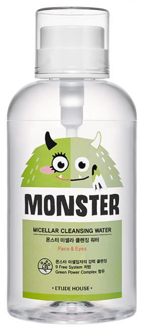 ETUDE HOUSE Monster Micellar Cleansing Water Мицеллярная вода, 300 мл ETUDE HOUSE Monster Micellar Cleansing Water Мицеллярная вода, 300 мл
