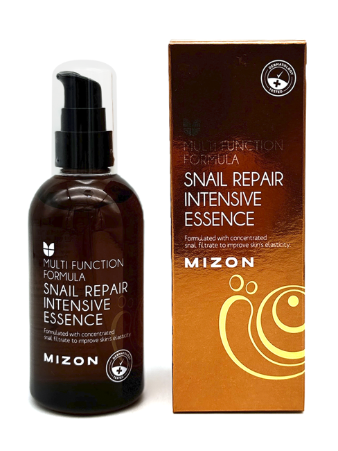 MIZON Антивозрастная эссенция с муцином улитки Snail Repair Intensive Essence, 100 мл MIZON Антивозрастная эссенция с муцином улитки Snail Repair Intensive Essence, 100 мл