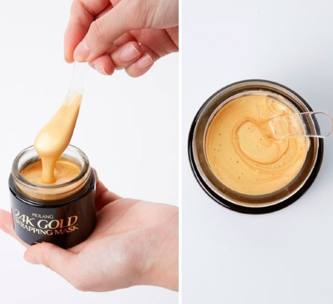 Esthetic House Piolang 24K Gold Wrapping Mask Маска-плёнка для лица с 24 каратным золотом, 80 мл