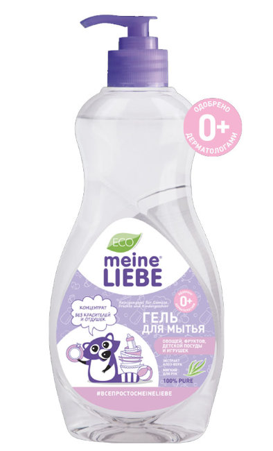 Meine Liebe Гель для мытья овощей, фруктов, детской посуды и игрушек, 500 мл Meine Liebe Гель для мытья овощей, фруктов, детской посуды и игрушек, 500 мл
