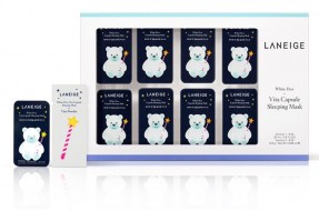 LANEIGE White Dew Vita Capsule Sleeping Mask Витаминная ночная осветляющая капсульная маска, 8*0,3 мл