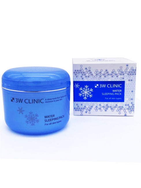 3W Clinic Увлажняющая маска ночного действия Water Sleeping Pack, 100 мл