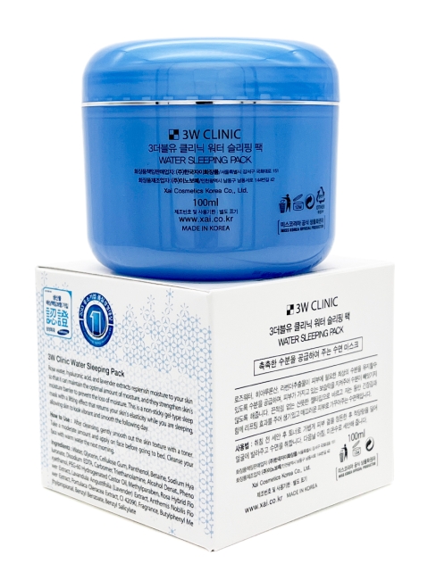 3W Clinic Увлажняющая маска ночного действия Water Sleeping Pack, 100 мл