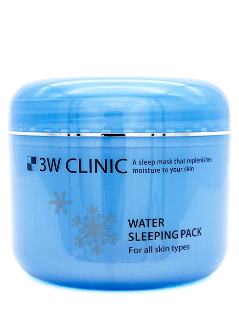 3W Clinic Увлажняющая маска ночного действия Water Sleeping Pack, 100 мл