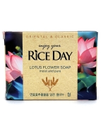 LION Мыло туалетное с экстрактом лотоса Rice Day Soap (Cheong), 100 г LION Мыло туалетное с экстрактом лотоса Rice Day Soap (Cheong), 100 г