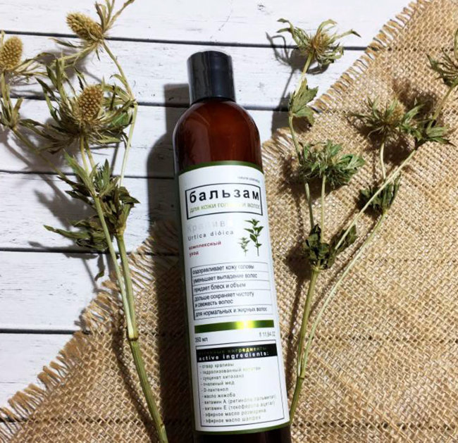 Kleona Бальзам для кожи головы и волос Крапива, 350 мл