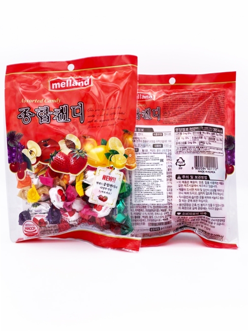Melland Карамель леденцовая Ассорти вкусов Assorted Candy, 2 уп*100 г
