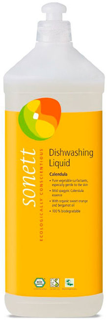 Sonett Средство для мытья посуды Календула, 1 л Sonett Средство для мытья посуды Календула, 1 л