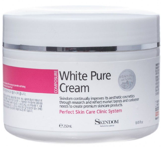 Skindom White Pure Cream Крем отбеливающий для лица, 250 мл Skindom White Pure Cream Крем отбеливающий для лица, 250 мл