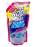 Lion Чистящее средство для ванной комнаты быстрого действия с ароматом мыла Look Plus Bathroom Cleaner Refill, 800 мл