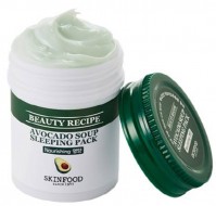 SKINFOOD Beauty Recipe Avocado Soup Sleeping Pack Ночная маска с экстрактом авокадо, 88 мл