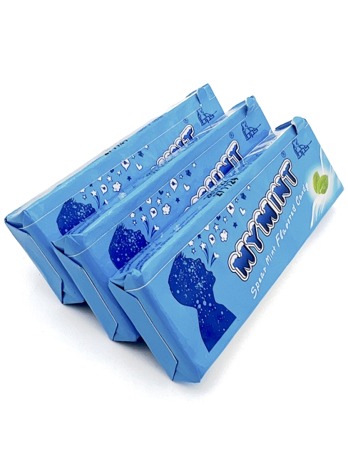 Boonprasert Конфета жевательная со вкусом перечной мяты My Mint Spearmint Flavoured Candy, 3 шт. х 32 г