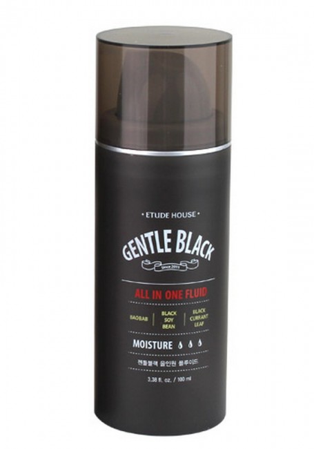 ETUDE HOUSE Gentle Black All In One Fluid Универсальный флюид для мужской кожи, 100 мл ETUDE HOUSE Gentle Black All In One Fluid Универсальный флюид для мужской кожи, 100 мл
