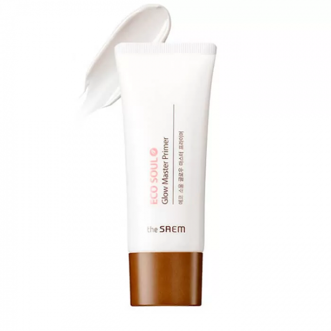 The Saem Праймер для яркости кожи лица Eco Soul Glow Master Primer, 30 мл The Saem Праймер для яркости кожи лица Eco Soul Glow Master Primer, 30 мл