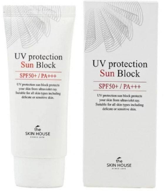 The Skin House UV Protection Sun Block (SPF50+/PA+++) Солнцезащитный крем, 60 мл The Skin House UV Protection Sun Block (SPF50+/PA+++) Солнцезащитный крем, 60 мл