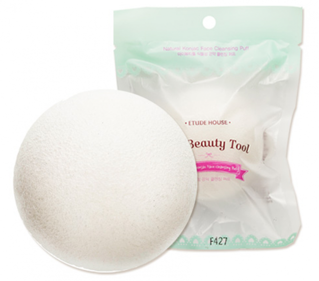 ETUDE HOUSE My Beauty Tool Natural Konjac Face Cleansing Puff Очищающий спонж конняку, 1 шт ETUDE HOUSE My Beauty Tool Natural Konjac Face Cleansing Puff Очищающий спонж конняку, 1 шт