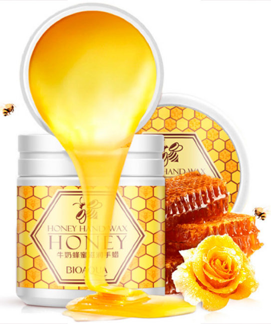 Bioaqua Honey Hand Wax Mask Парафиновая маска-пленка для рук с мёдом, 170 г Bioaqua Honey Hand Wax Mask Парафиновая маска-пленка для рук с мёдом, 170 г