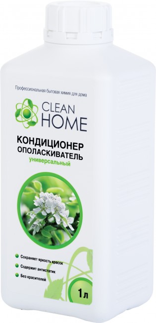 Clean Home Кондиционер для белья Яблоневые сады, 1 л Clean Home Кондиционер для белья Яблоневые сады, 1 л