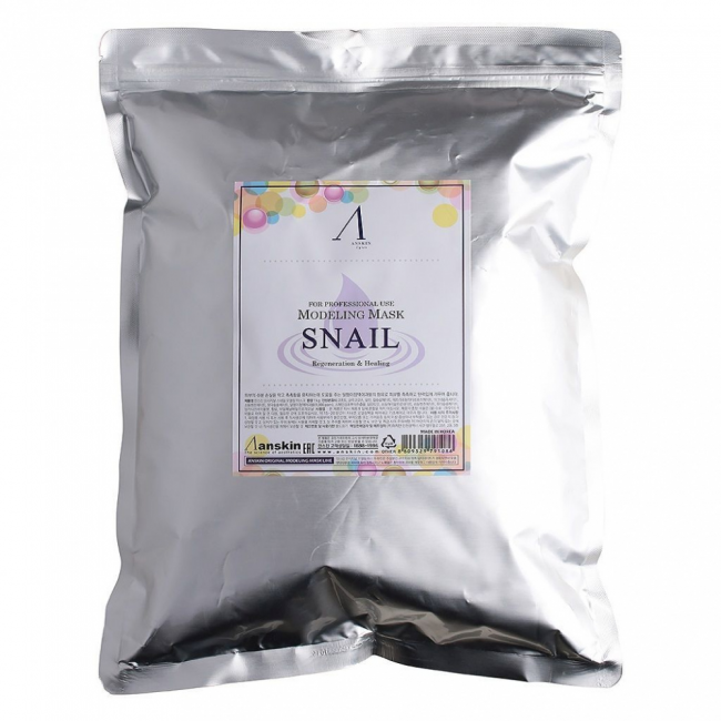 Anskin Маска альгинатная с муцином улитки Original Snail Modeling Mask, 1 кг Anskin Маска альгинатная с муцином улитки Original Snail Modeling Mask, 1 кг