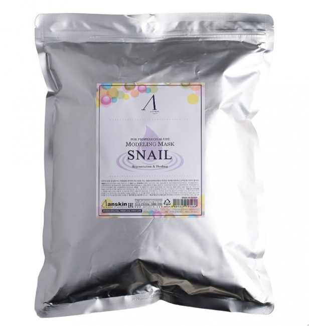 Anskin Маска альгинатная с муцином улитки Original Snail Modeling Mask, 1 кг Anskin Маска альгинатная с муцином улитки Original Snail Modeling Mask, 1 кг