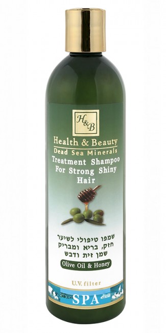 Health and Beauty Шампунь для укрепления и оздоровления волос с Оливковым маслом и Медом, 400 мл