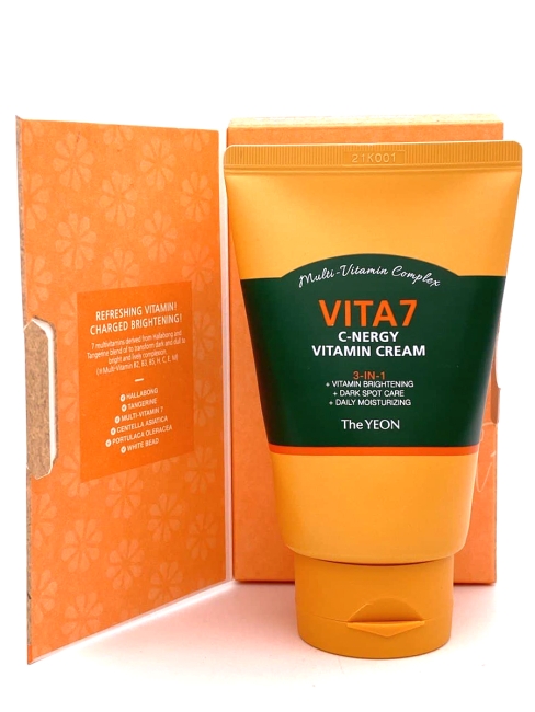 The YEON Крем для лица и шеи Мультивитаминный Vita7 C-Nergy Vitamin Cream, 100 мл