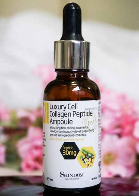 Skindom Luxury Cell Collagen Peptide Ampoule Концентрат коллагеновый с клеточными пептидами, 30 мл Skindom Luxury Cell Collagen Peptide Ampoule Концентрат коллагеновый с клеточными пептидами, 30 мл